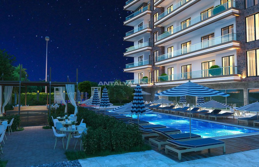 Sea and Mountain View Alanya Flats 300 Mt to the Beach 20