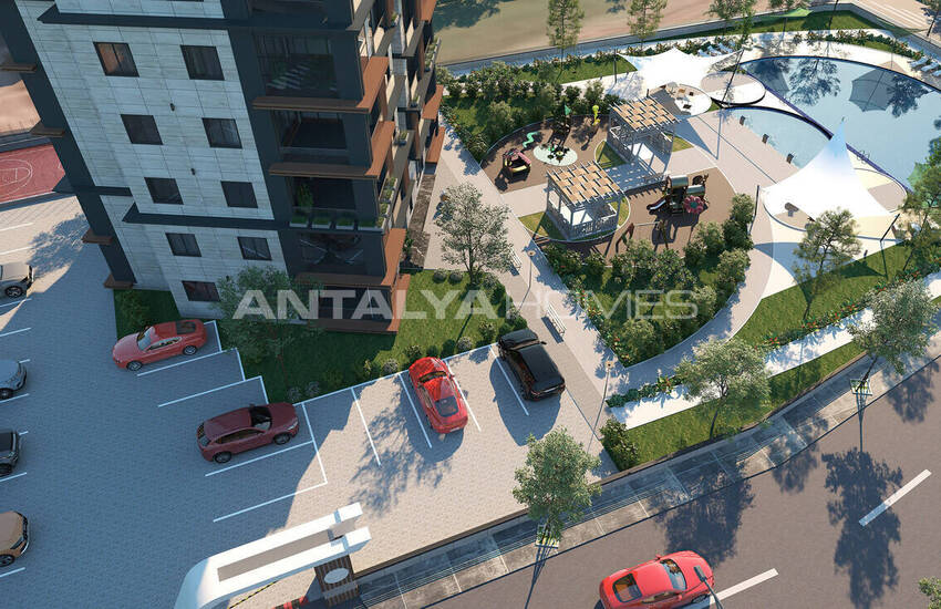 Immobilier Dans Un Projet De Boutique Avec Piscine À Mersin Yenisehir 1