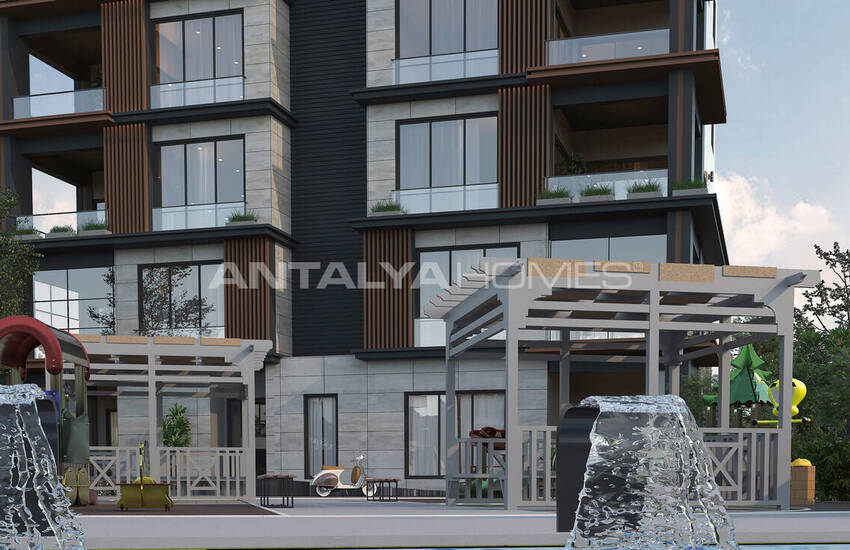 Immobilier Dans Un Projet De Boutique Avec Piscine À Mersin Yenisehir 5
