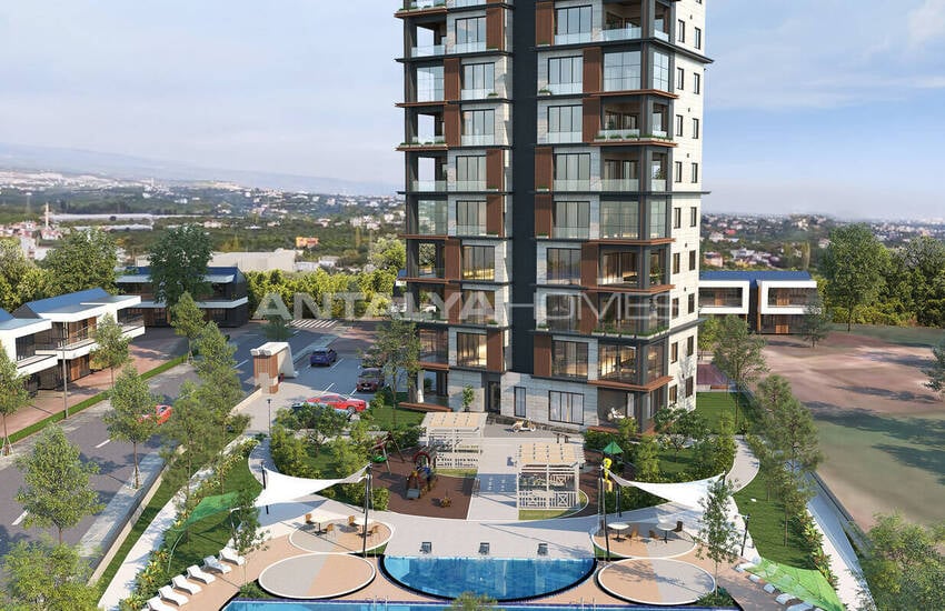 Real Estate in a Boutique Project with a Pool in Mersin Yenisehir