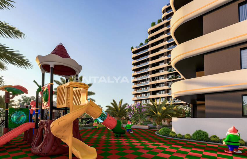 Propriétés Neuves Avec Piscine Et Jardin À Mersin Erdemli 5