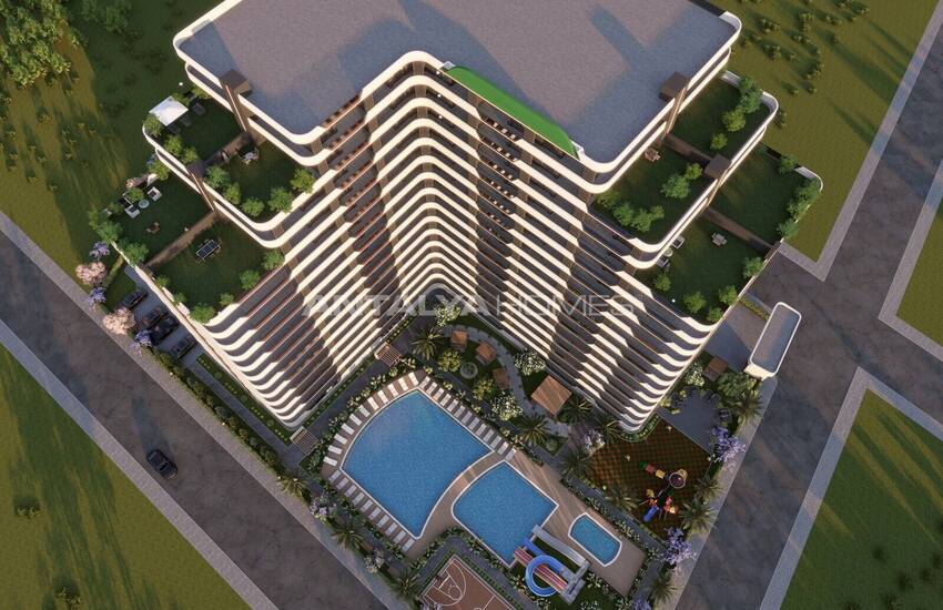 Propriétés Neuves Avec Piscine Et Jardin À Mersin Erdemli 10