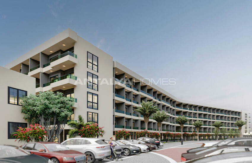 Real Estate in a Complex with a Pool Near the Sea in Tömük, Mersin 14