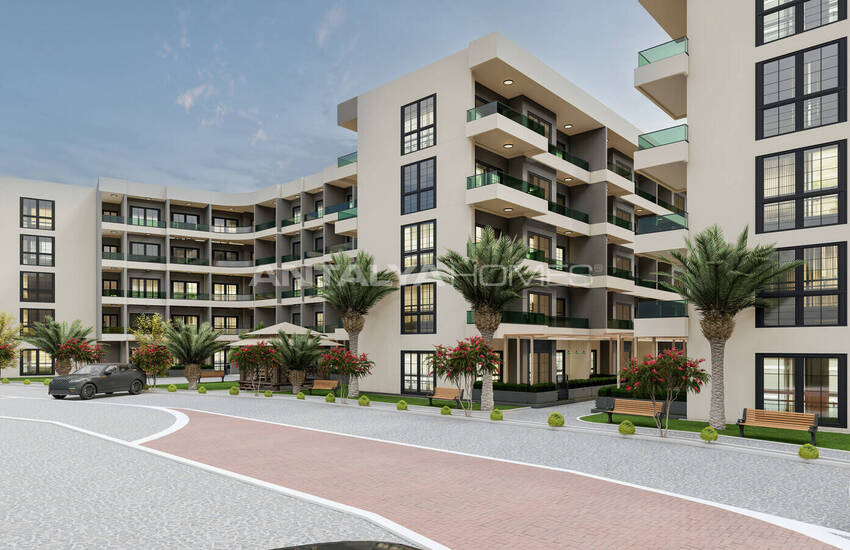 Real Estate in a Complex with a Pool Near the Sea in Tömük, Mersin 13