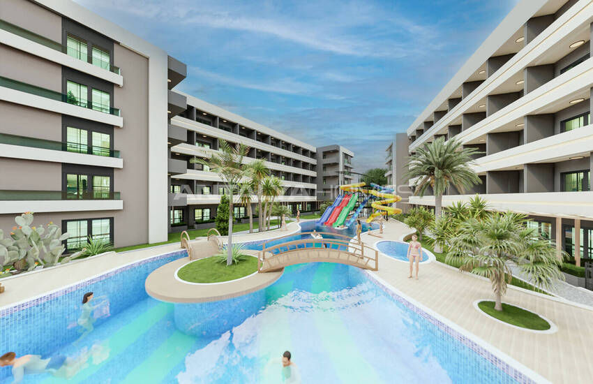 Real Estate in a Complex with a Pool Near the Sea in Tömük, Mersin 4