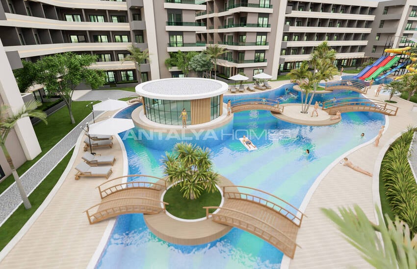 Real Estate in a Complex with a Pool Near the Sea in Tömük, Mersin 12