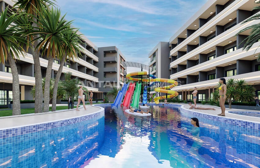 Real Estate in a Complex with a Pool Near the Sea in Tömük, Mersin 7