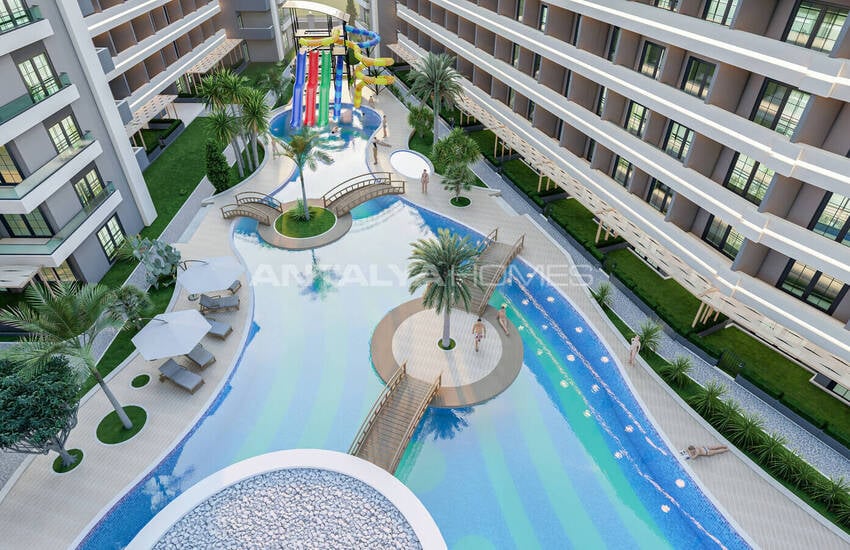Real Estate in a Complex with a Pool Near the Sea in Tömük, Mersin 2