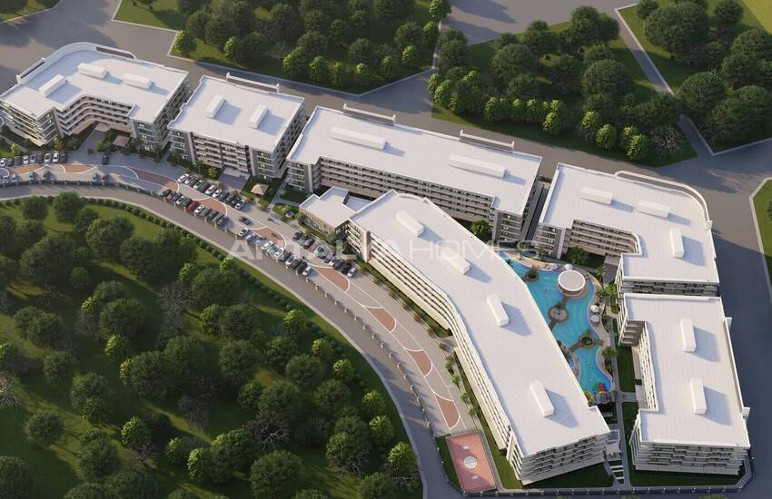 Real Estate in a Complex with a Pool Near the Sea in Tömük, Mersin 22