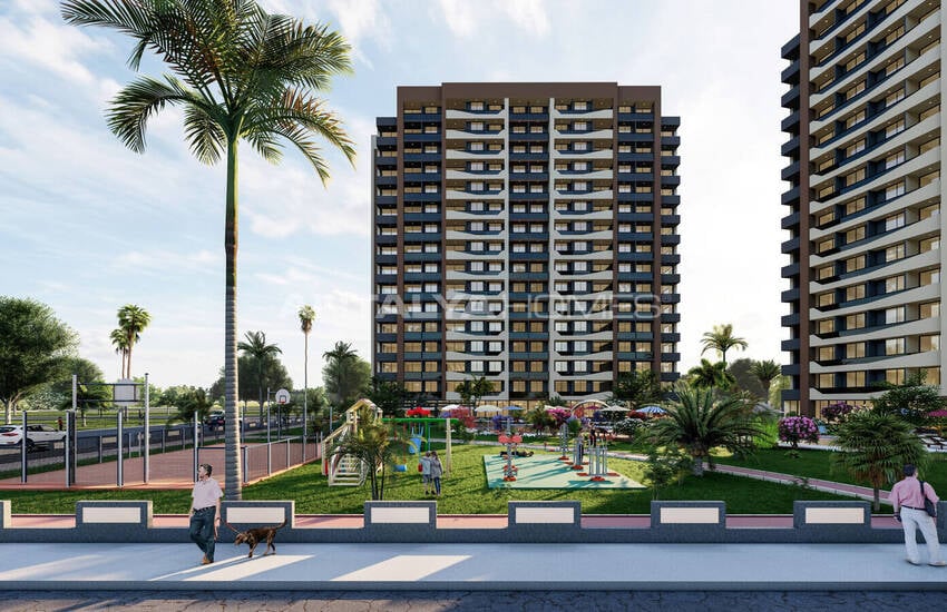 آپارتمان کاملا نو با استخر نزدیک دریا در توموک مرسین 3