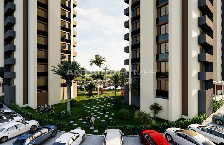 آپارتمان کاملا نو با استخر نزدیک دریا در توموک مرسین 10