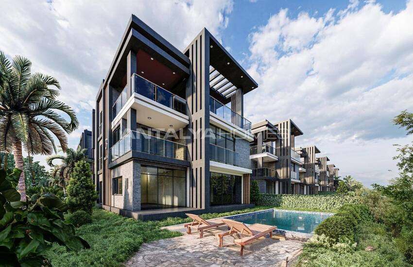 Maisons Individuelles Dans Un Projet Moderne À Mezitli Mersin