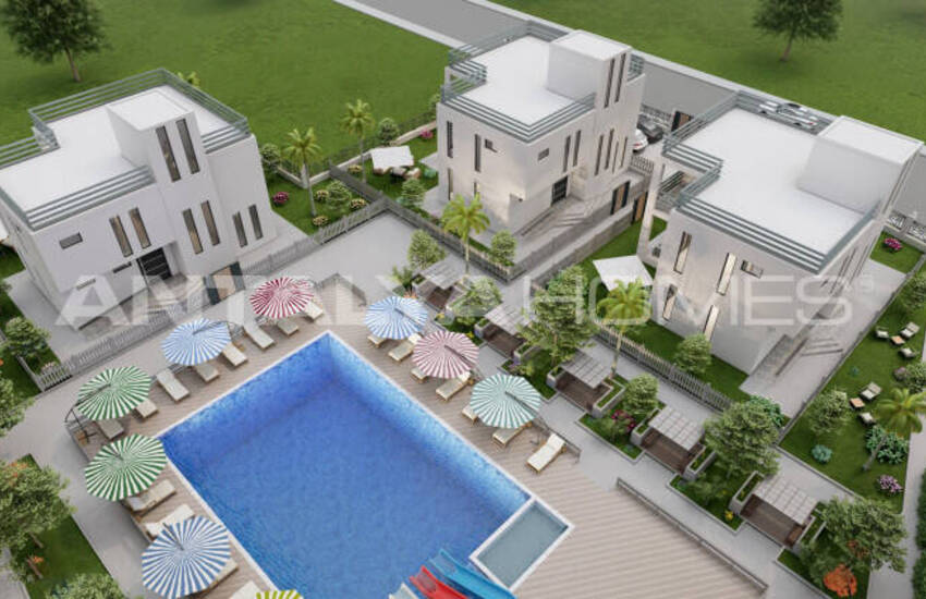 Doppelhäuser Mit Garten In Erdemli Mersin Zu Verkaufen 1