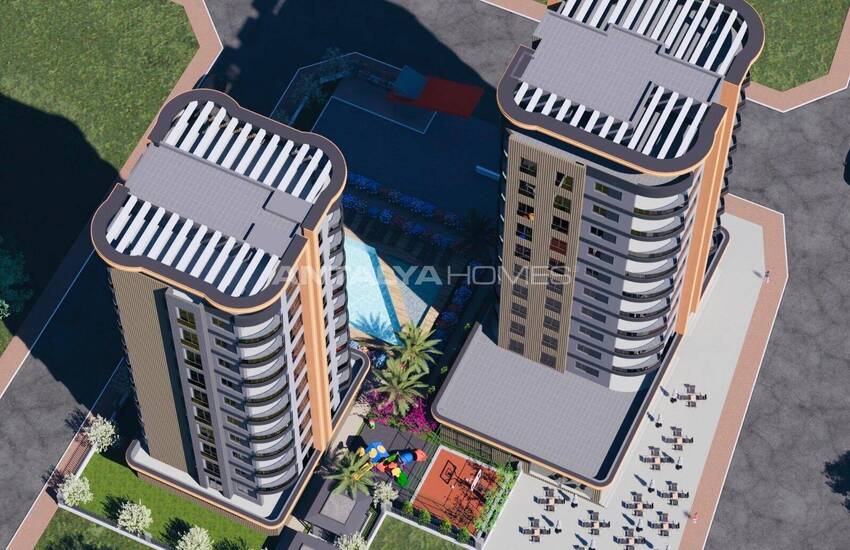 New Flats in a Complex with Pool in Mersin Erdemli 7