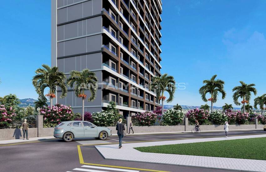 Квартиры в 200 метрах от моря в Мерсине Эрдемли 6