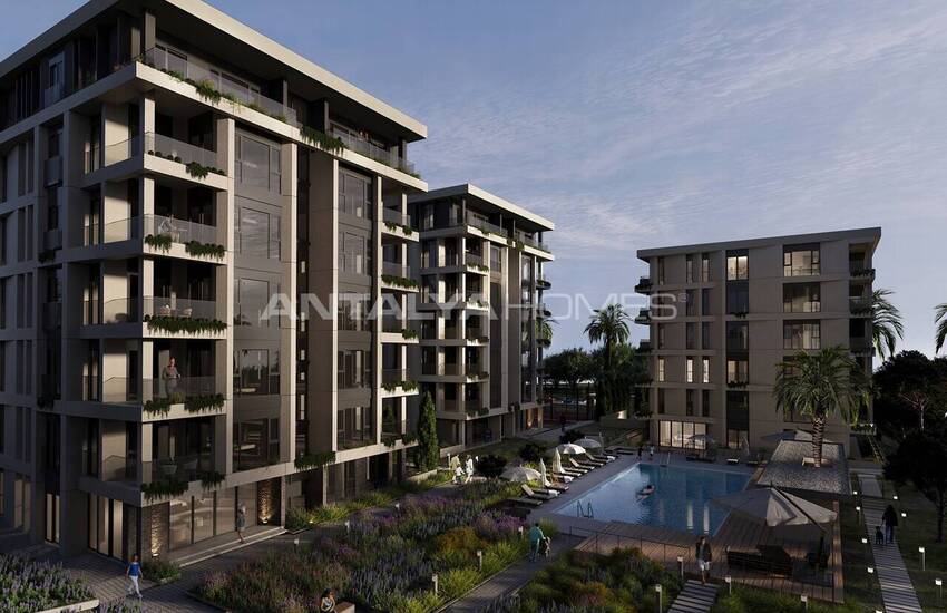 Brand New Apartments with Communal Pool in Mersin 2