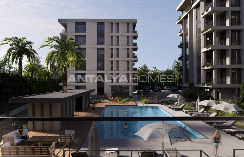 Brand New Apartments with Communal Pool in Mersin 7