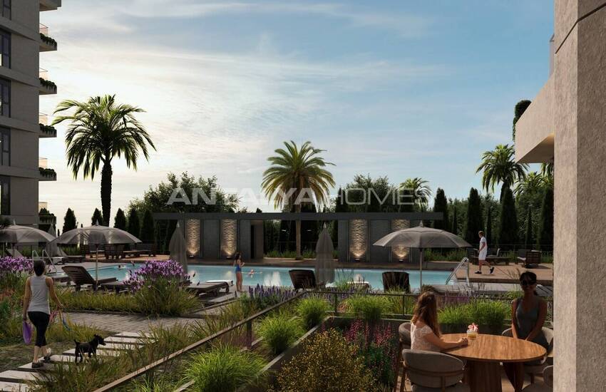 Brand New Apartments with Communal Pool in Mersin 8