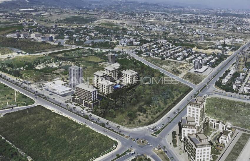 Brand New Apartments with Communal Pool in Mersin 10