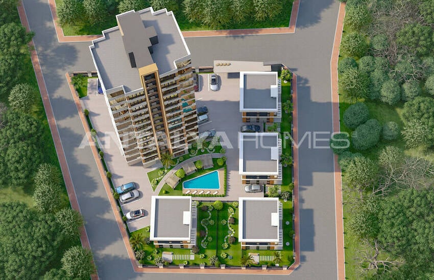Gloednieuwe Appartementen Met Gemeenschappelijk Zwembad In Mersin 4