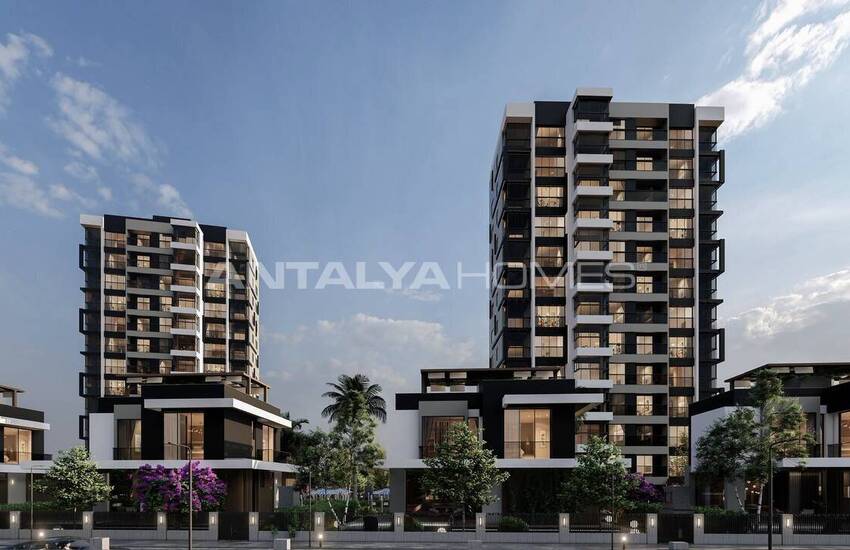 Apartments in Well-equipped Complex in Mersin Mezitli 1
