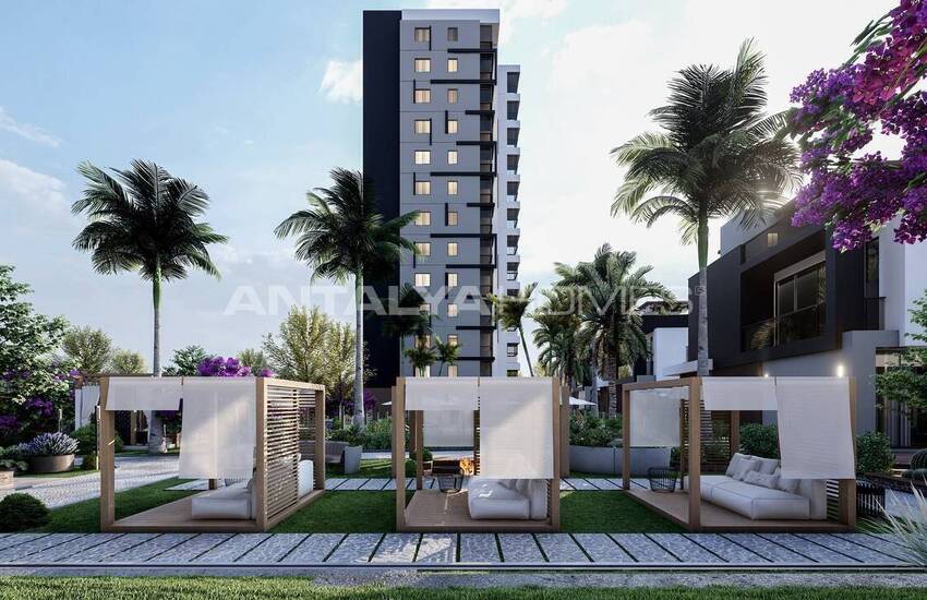 Apartments in Well-equipped Complex in Mersin Mezitli 14