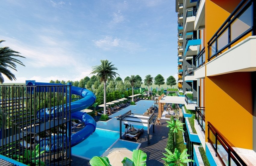 South-front Apartments in a Calm Area in Alanya Mahmutlar 25