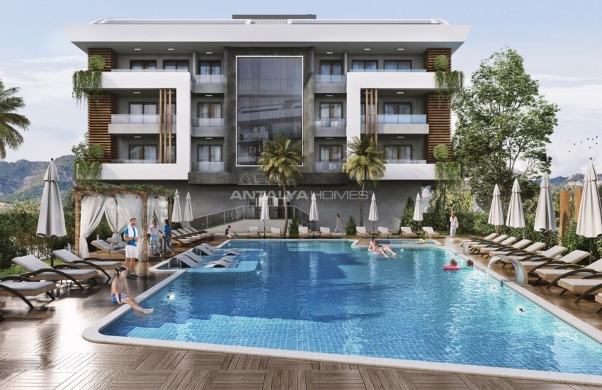 New Apartments in a Luxurious Complex in Alanya Oba 3