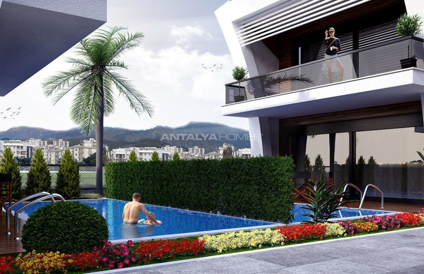 Футуристические Виллы с Частным Бассейном в Анталии Турция 4