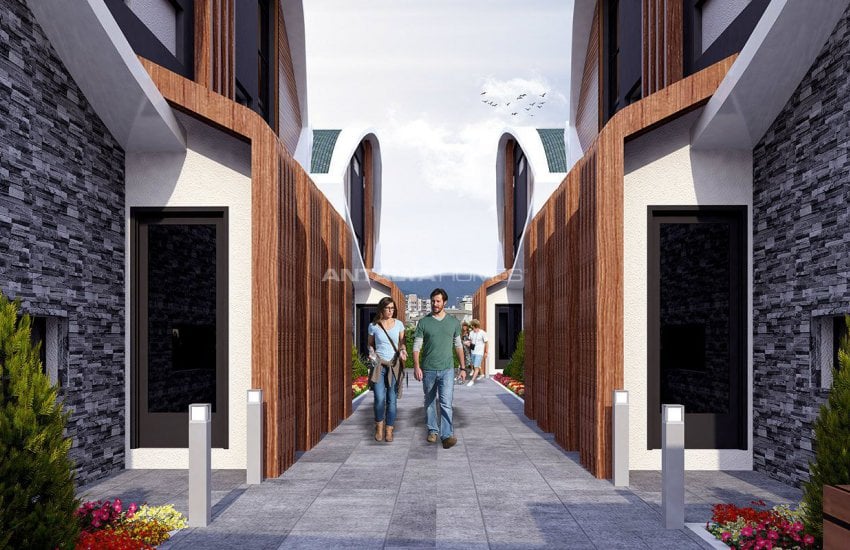 Футуристические Виллы с Частным Бассейном в Анталии Турция 6