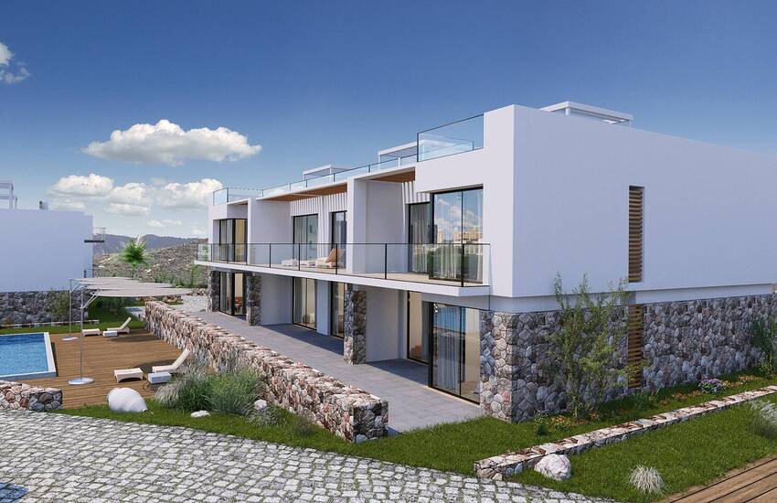 Modern Apartments with Gardens in Kucukerenkoy North Cyprus 1
