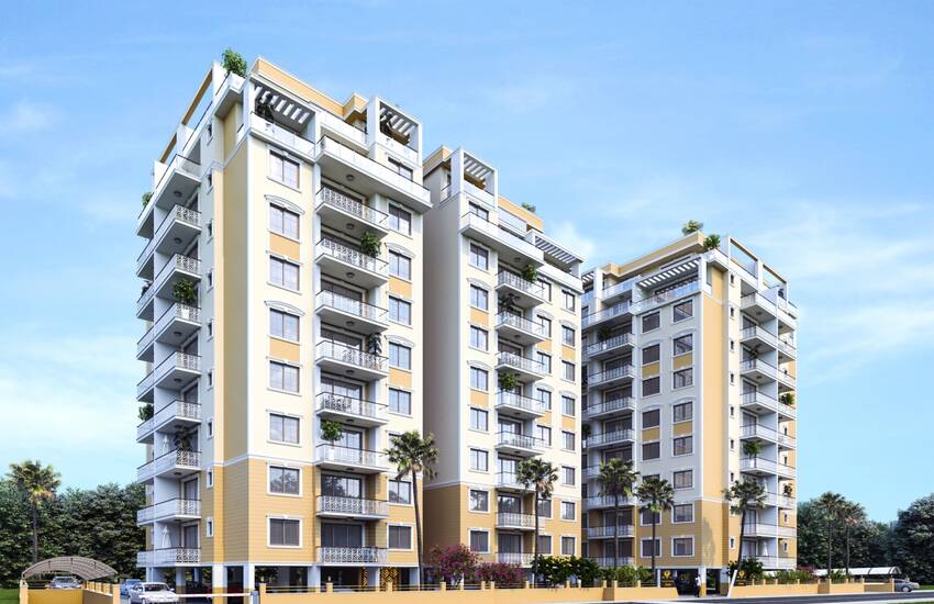 Centrally Located Apartments in a Residential Complex in Girne