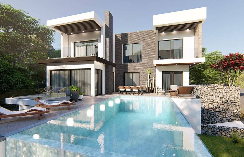 Chique Villa's Met Modern Design In Noord-cyprus