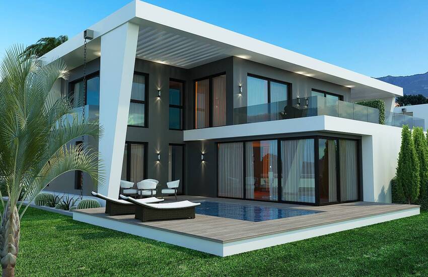 Modern Designed Villas Close to Beaches in Alsancak Girne