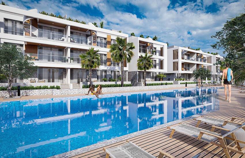 Apartments with Sea View in Complex in Kyrenia North Cyprus