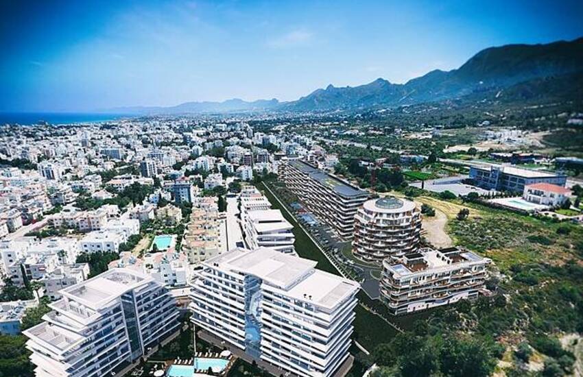 Modern Design Real Estate with Sea View in Cyprus Kyrenia