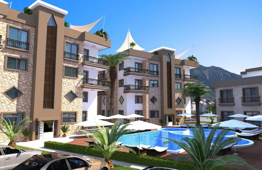 Modern Properties with City View in Unique Location in Girne