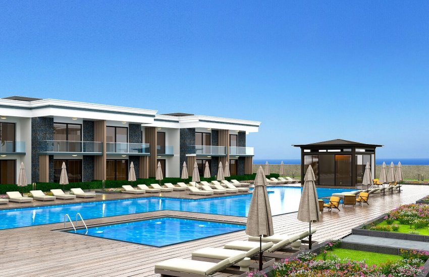 1-bedroom Properties in Comprehensive Project in North Cyprus Girne