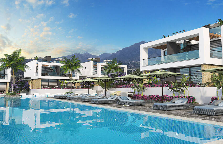 Villas for sale in a Complex in North Cyprus Tatlisu