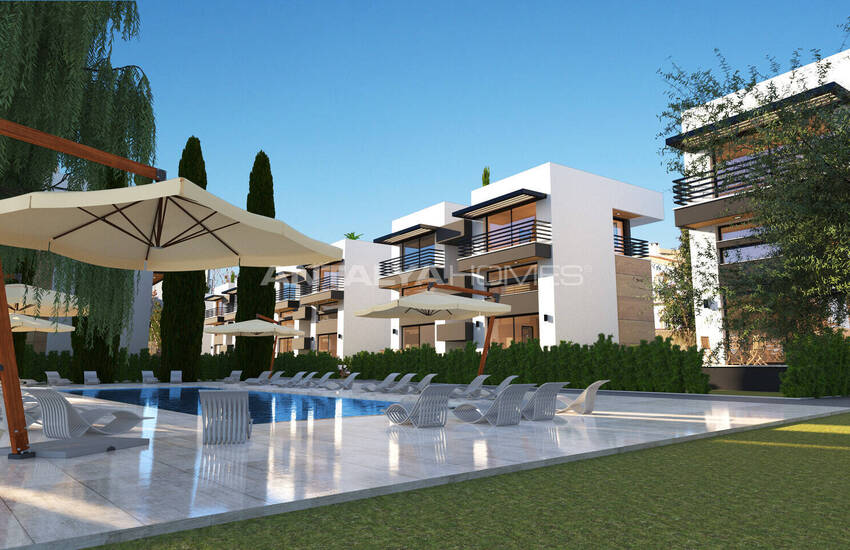 Appartementen Met Optie Privézwembad In Girne Noord-cyprus