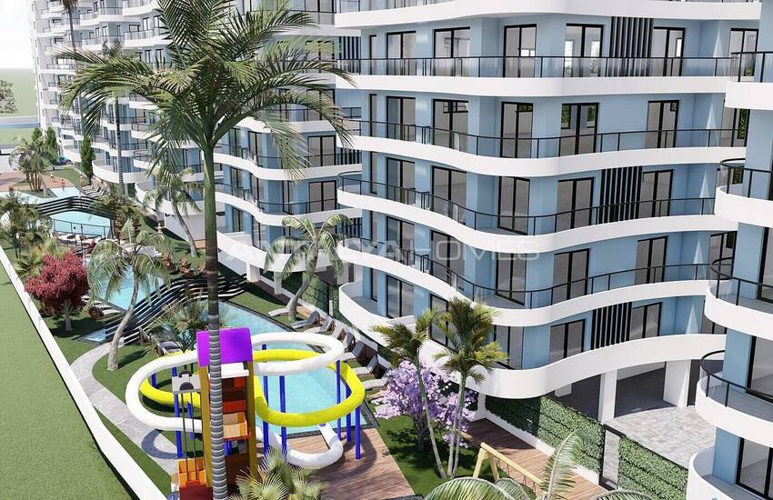 Luxe Apartments in a Complex with Pool in Long Beach Iskele
