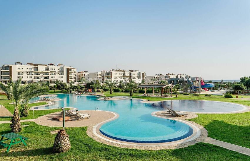 Apartments in a Complex with a Private Beach in North Cyprus