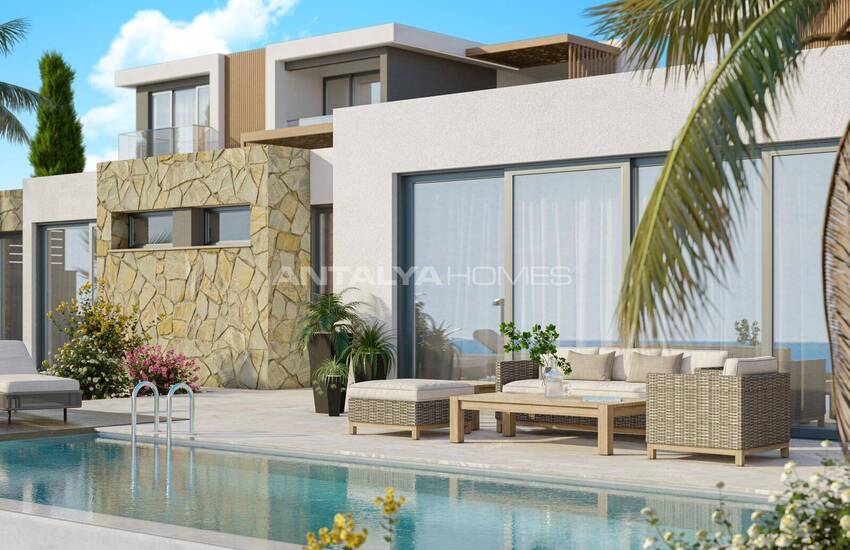 Kıbrıs Lefke'de Akıllı Ev Sistemli ve Teraslı Müstakil Villalar
