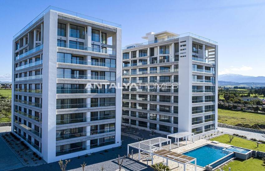 Möblerad Lägenhet I Ett Strandnära Komplex På Norra Cypern