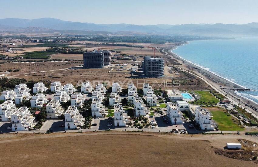 شقة جاهزة للسكن في مجمع على شاطئ البحر في شمال قبرص