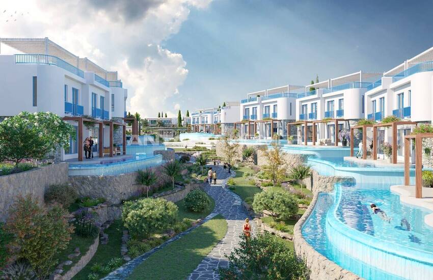 Villas with Private Pools in a Seafront Complex in Girne