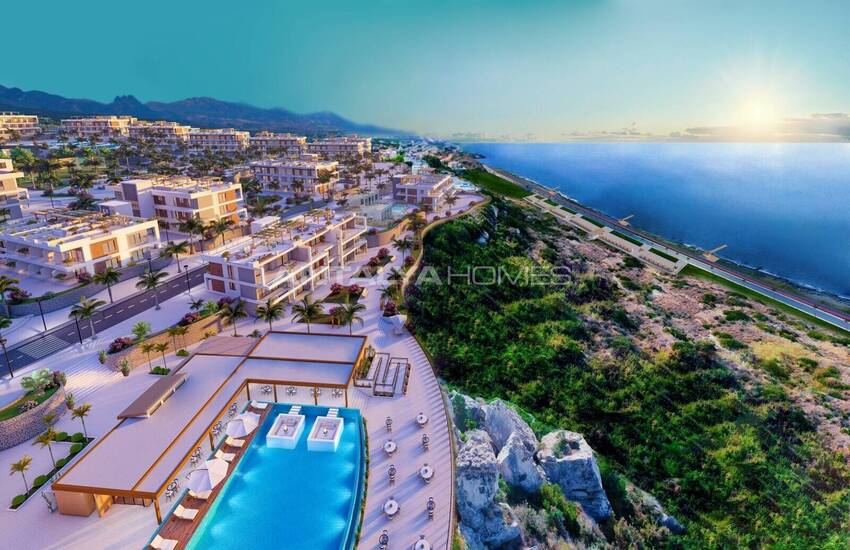 Apartments with Uninterrupted Sea Views in Girne Esentepe