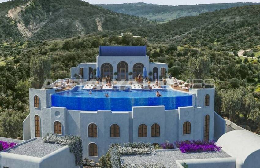 منازل ذات حمامات سباحة خاصة وإطلالات على البحر في شمال قبرص غيرني 1