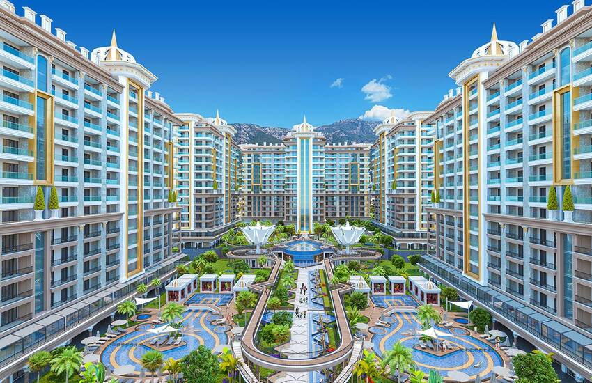 Centrally Located New-built Apartments in Alanya Mahmutlar 1