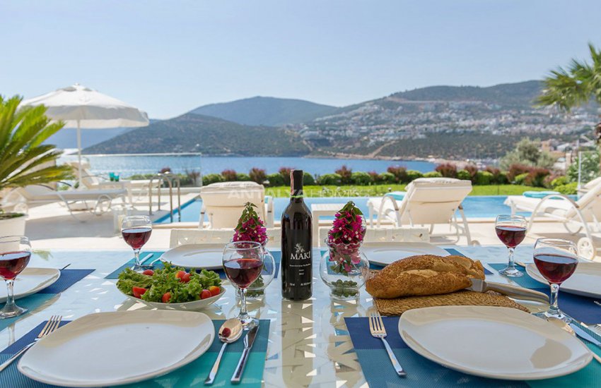 Furnished Kalkan Real Estate with Private Infinity Pool 11